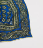 Dunhill printed mulberry silk pocket square 30cm, UK version