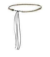 Harrods Sandro Paris Leather Jewellery Belt 2cm x 75cm- Buy online at McGrocer