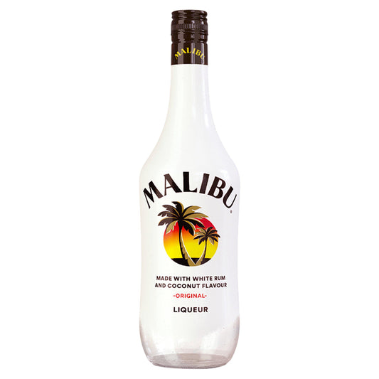 Malibu Original White Rum with Coconut Flavour 70cl Absolut Beefeater Malfy & Malibu Sainsburys   