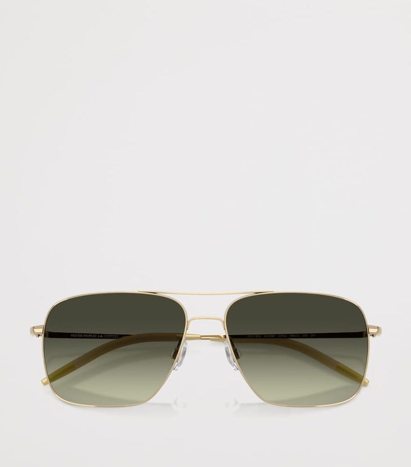 Oliver Peoples Clifton rectangle sunglasses, UK version