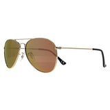 Prive Revaux gold mirrored sunglasses Commando Mini (British brand)