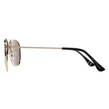Prive Revaux gold mirrored sunglasses Commando Mini (British brand)