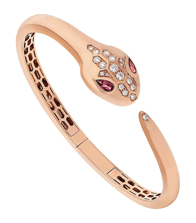 Bvlgari Serpenti rose gold diamond bracelet, UK version