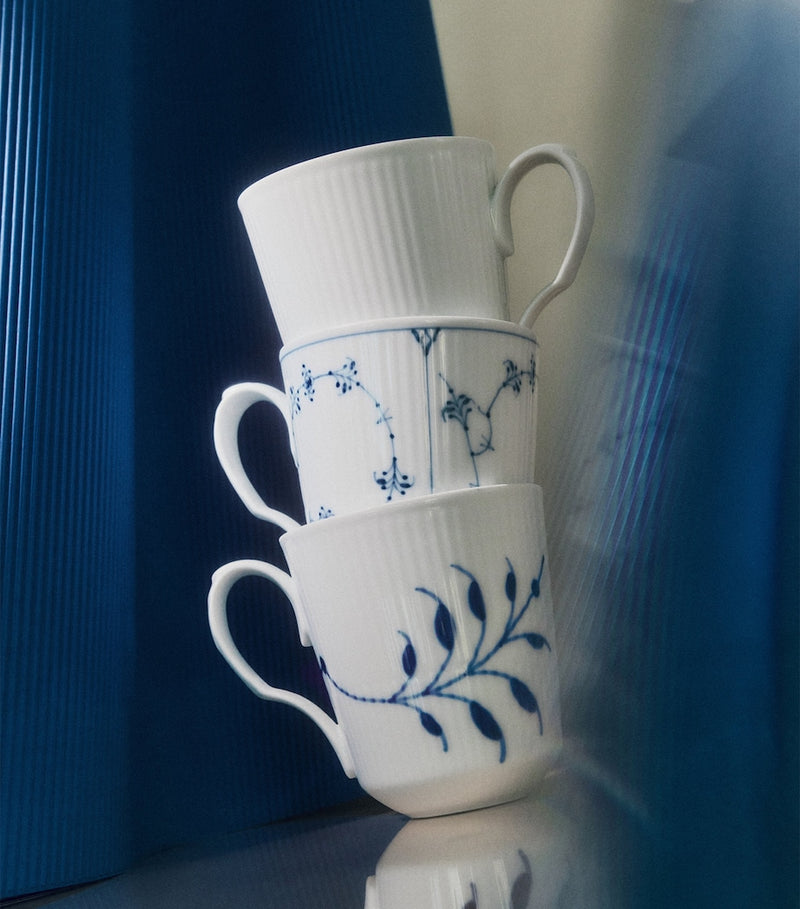 Royal Copenhagen porcelain history cup gift set, imported from the UK