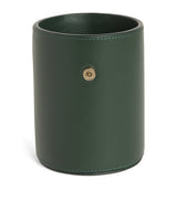 Harrods Leather Pen Pot Desk Organizer