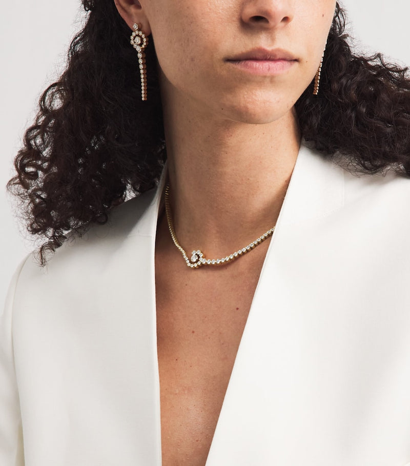 Sophie Bille Brahe Collier d'Escargot necklace yellow gold diamonds - British product