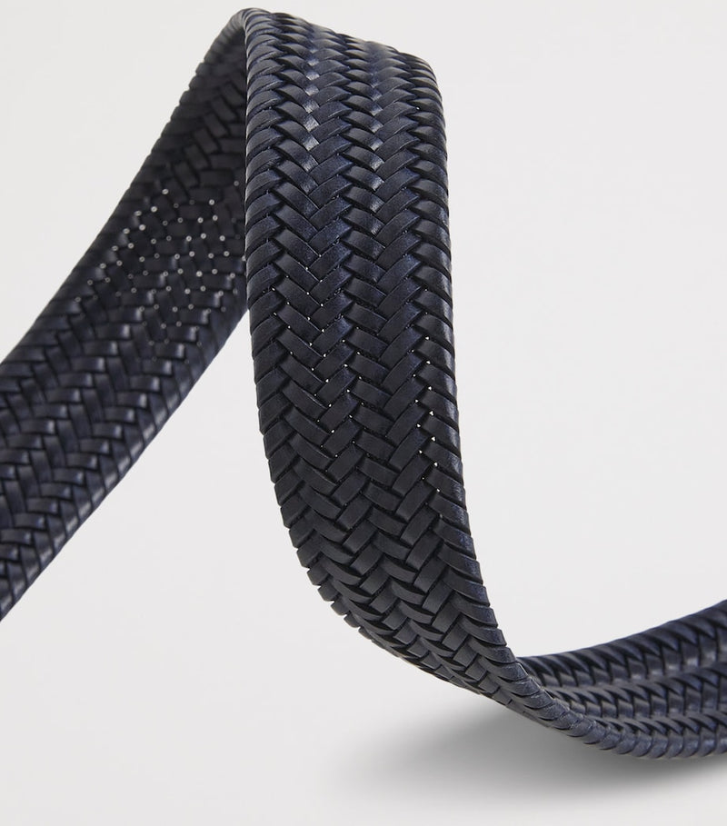Emporio Armani woven leather belt 3cm - British product
