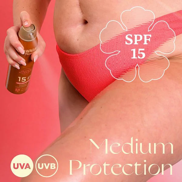 Hawaiian Tropic sunscreen spray SPF15 oil 180ml, UK version