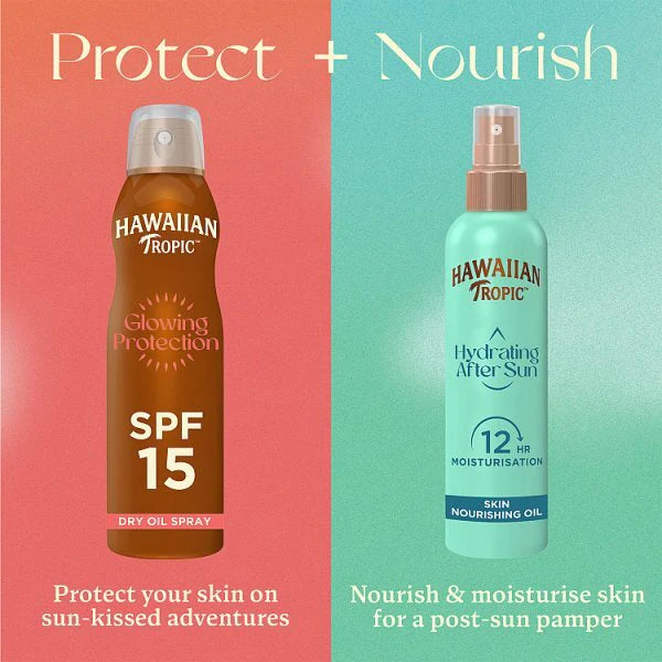 Hawaiian Tropic sunscreen spray SPF15 oil 180ml, UK version