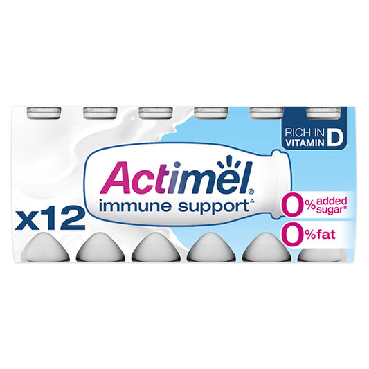 Actimel Original 0% Added Sugar Fat Free Yogurt Drink 12x100g All Sainsburys   