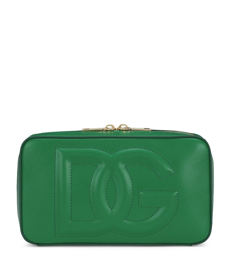 Dolce & Gabbana small leather camera bag DG logo (British brand)