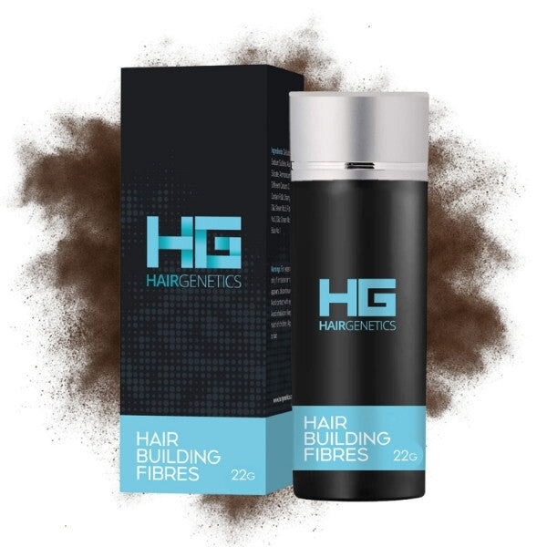 Hair Genetics Hair Building Fibres Dark Brown 22g (British brand)