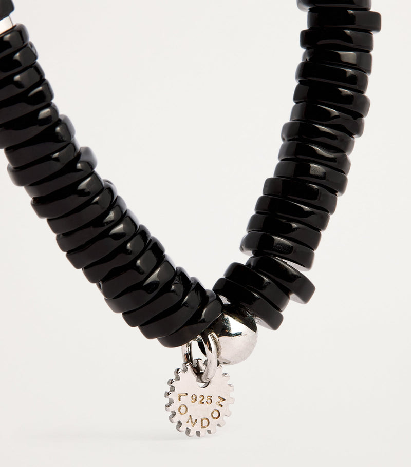Tateossian agate sterling silver bracelet, UK version