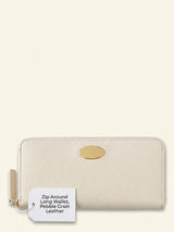 John Lewis Mulberry Plaque Leather Zipped Purse- Buy online at McGrocer