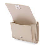 LOEWE trifold leather wallet with Anagram buckle (British brand)