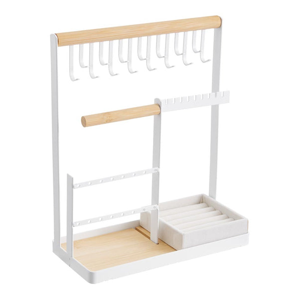 Livingandhome 3-tier jewelry display stand white, UK version