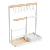 Livingandhome 3-tier jewelry display stand white, UK version