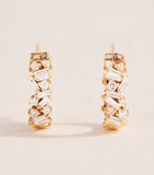 Suzanne Kalan rose gold diamond hoops - British product