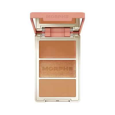 Superdrug Morphe Cheek Thrills Multi-Finish Face Trio Sunset Swim- Buy online at McGrocer