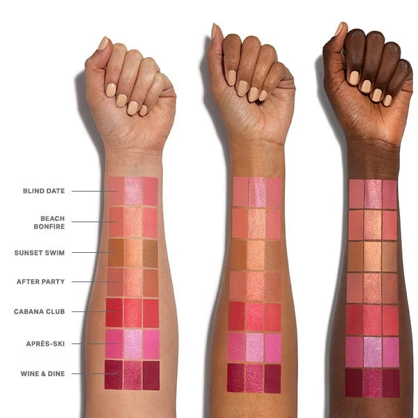 Morphe Cheek Thrills face trio Sunset Swim, imported from the UK