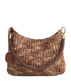 Eleventy raffia woven bag - British product