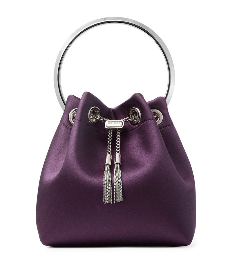 Jimmy Choo Bon Bon satin top-handle bag, UK version