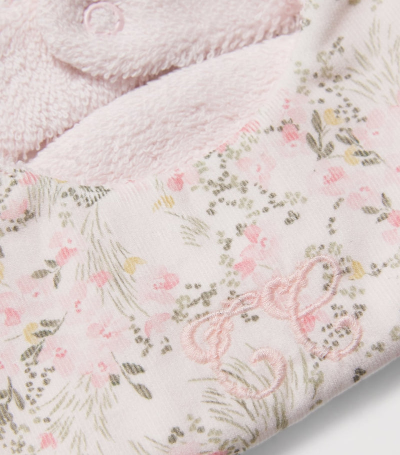 Tartine et Chocolat cotton rose bib, imported from the UK