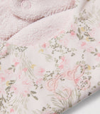 Tartine et Chocolat cotton rose bib, imported from the UK