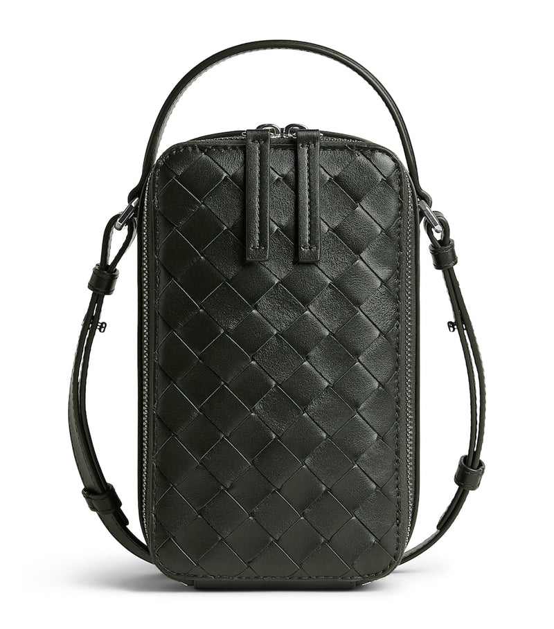 Bottega Veneta Intrecciato Getaway phone pouch with cross-body strap - British product