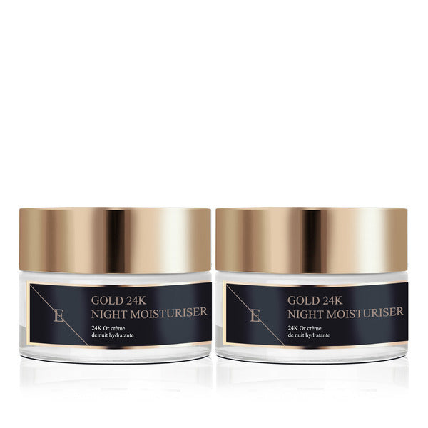 ErthSkin anti-wrinkle night cream 24K Gold x 2 - British product