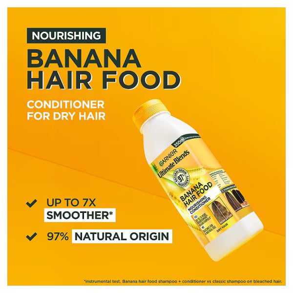 Garnier Ultimate Blends Banana Conditioner 350ml, UK version