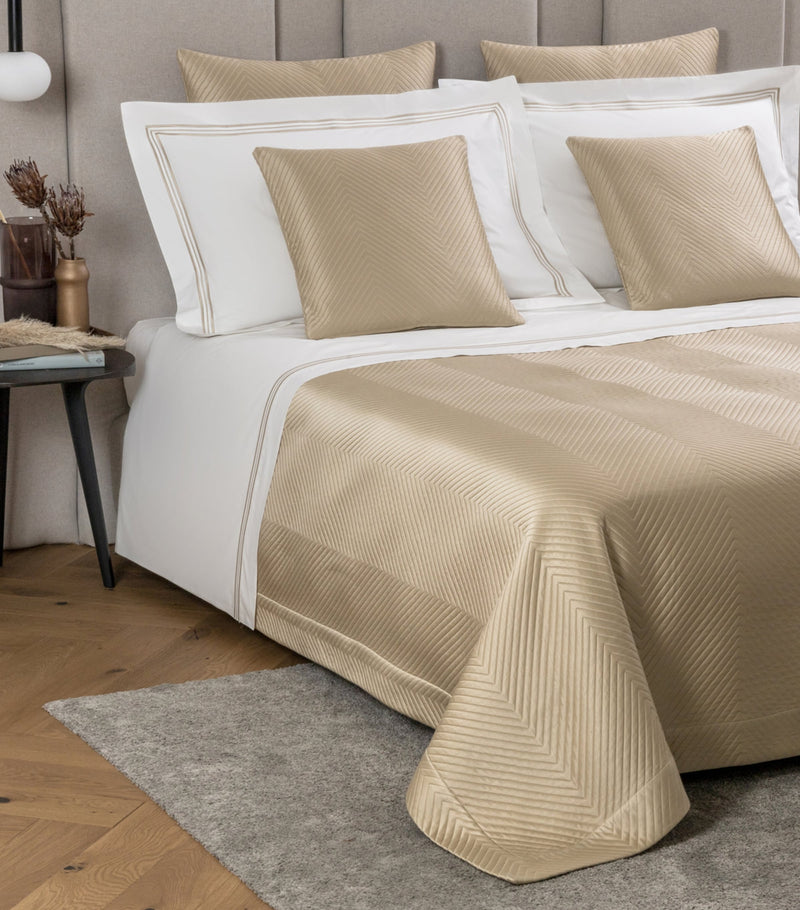 Frette Herringbone Cushion Cover 50cm x 50cm - British product