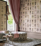 Cole & Son Harrods Couture Carousel wallpaper Blush Pearl, UK version