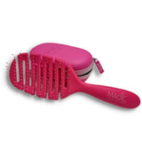 Magic hair brush detangler pink with sports wallet - British product