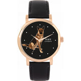 Superdrug Toff London Ladies Watch with Brown German Shepherd Dog Design - Black- Buy online at McGrocer