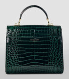 Aspinal of London Mayfair top-handle bag Italian leather (British brand)