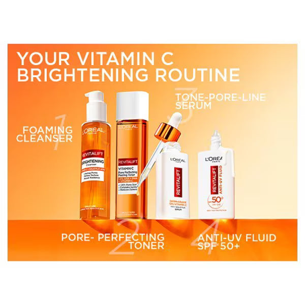 L'Oreal Paris Vitamin C UV Fluid SPF 50+ 50ml, UK version