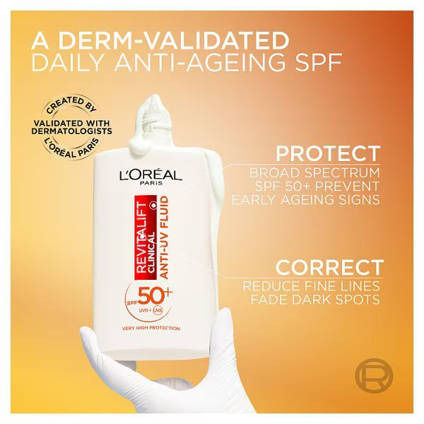 L'Oreal Paris Vitamin C UV Fluid SPF 50+ 50ml, UK version