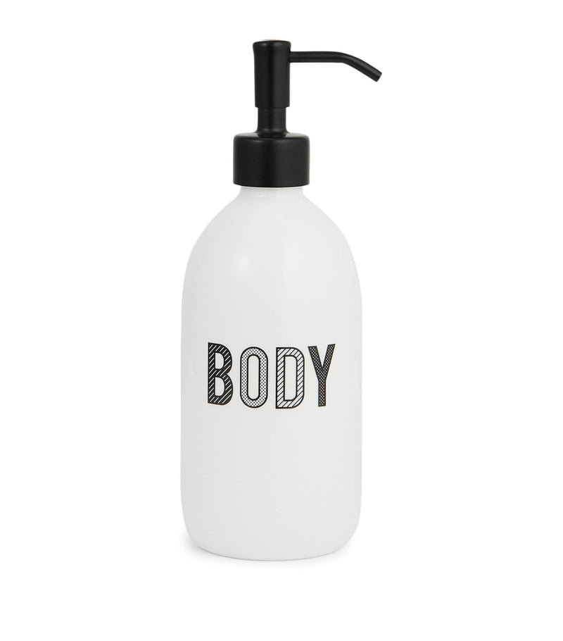 Anya Hindmarch bone china hand and body wash dispenser set - British product