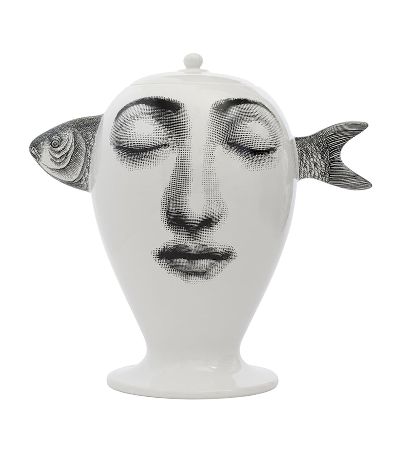 Fornasetti Pesce vase Italian porcelain - British product