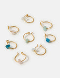 Accessorize 4 pack gold hoop earrings set, imported from the UK