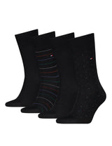 M&S Tommy Hilfiger 4 Pack Assorted Cotton Rich Socks Gift Tin- Buy online at McGrocer
