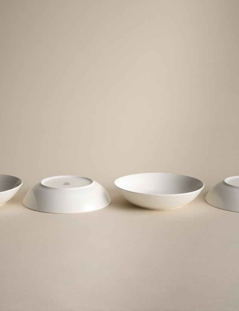 Everyday pasta bowls 4 pack porcelain - British product