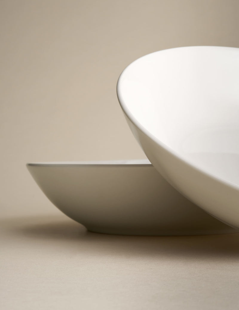 Everyday pasta bowls 4 pack porcelain - British product