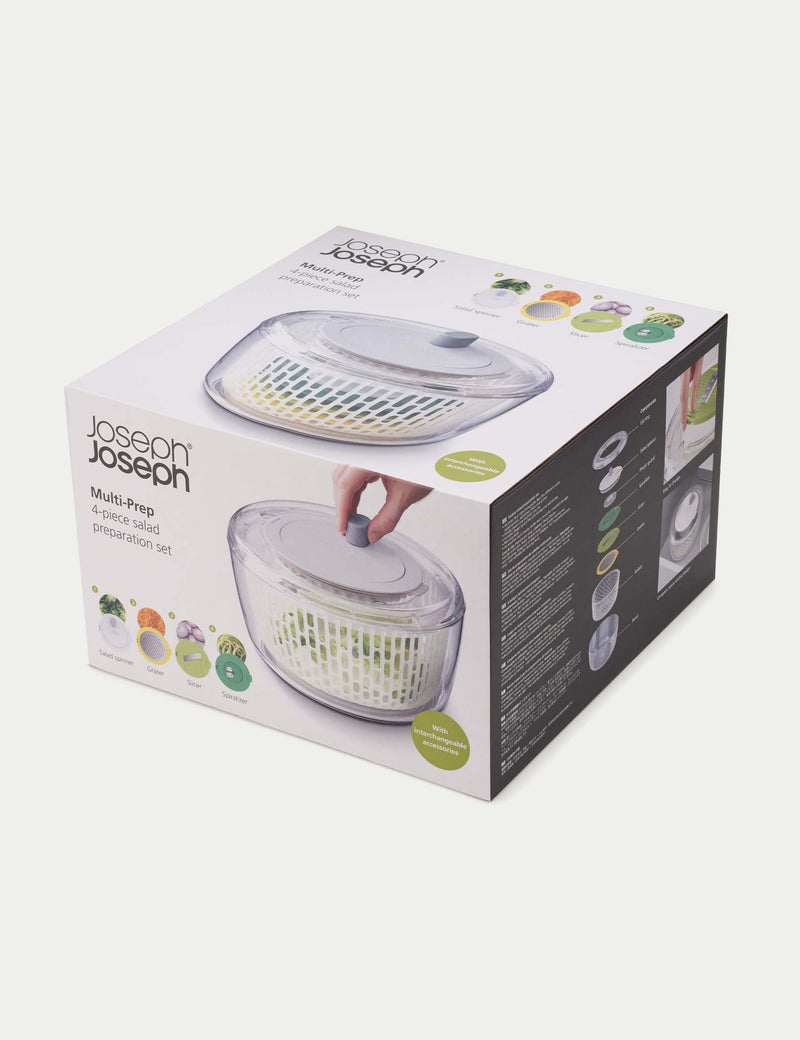 Joseph Joseph 4 Piece Multi Prep Salad Spinner, UK version