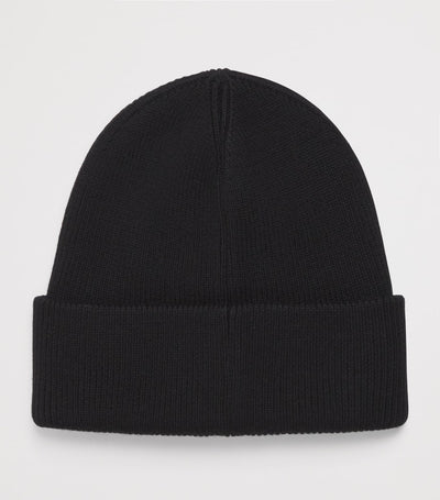 Harrods Children's Wool Knit Beanie with Metal Logo- Buy online at McGrocer