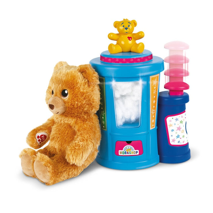 Build-A-Bear stuffable teddy bear kit with stuffing station - British product