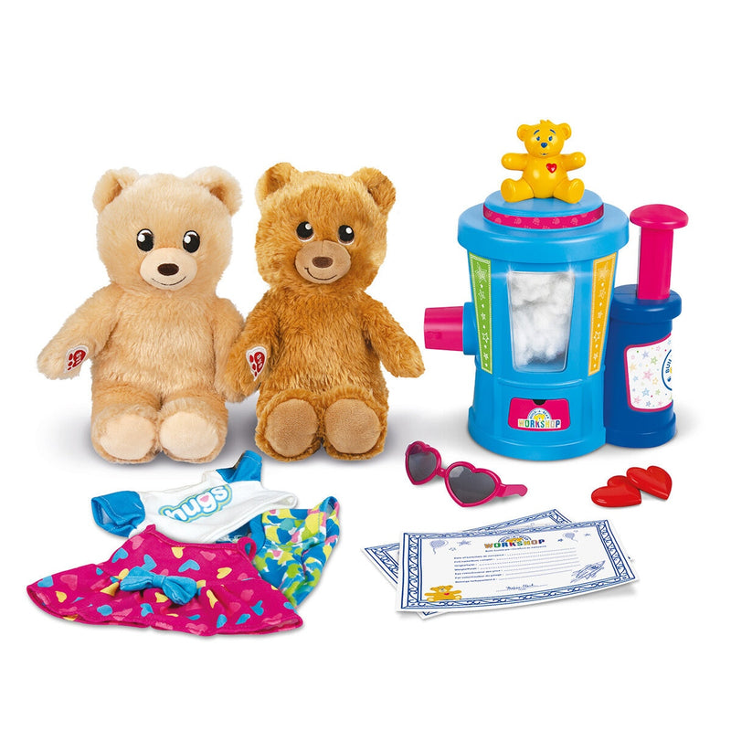Build-A-Bear stuffable teddy bear kit with stuffing station - British product