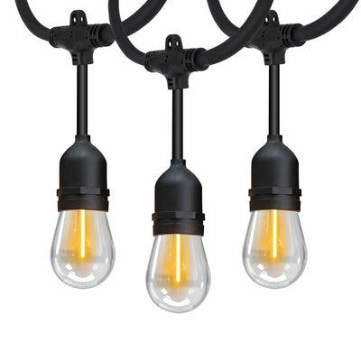 Costco UK Feit 48ft 24 LED Indoor Outdoor Weatherproof String Lights Set- Buy online at McGrocer