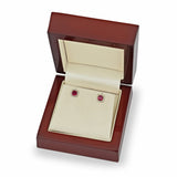 Costco ruby diamond earrings 18ct yellow gold, UK version